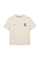 Dječja pamučna majica kratkih rukava BOSS print bež J52974.102.108