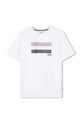 Detské bavlnené tričko BOSS bavlna biela J52979.162.174
