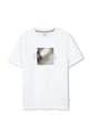 Detské bavlnené tričko BOSS bavlna biela J52980.114.150