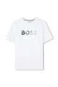 Detské bavlnené tričko BOSS bavlna biela J52983.102.108