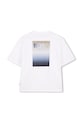 Otroška bombažna kratka majica BOSS J52987.102.108 bela SS26