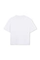 BOSS t-shirt in cotone per bambini J52990.102.108 bianco SS26