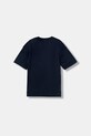 BOSS gyerek pamut póló J52990.162.174 sötétkék SS26