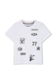 Detské bavlnené tričko BOSS bavlna biela J52890.86.94
