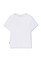 Detské bavlnené tričko BOSS J52890.71.81 biela SS26