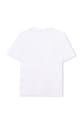 Παιδικό βαμβακερό μπλουζάκι BOSS J52978.114.150 λευκό SS26