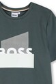 Αγορίστικα Παιδικό βαμβακερό μπλουζάκι BOSS J52978.114.150 πράσινο