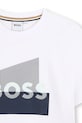 Chlapec Detské bavlnené tričko BOSS J52978.162.174 biela