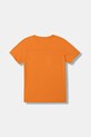Guess t-shirt bawełniany dziecięcy L6GI02.K8HM4.PPY2.M pomarańczowy SS26