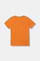 Guess t-shirt bawełniany dziecięcy L6GI02.K8HM4.PPY2.M pomarańczowy SS26