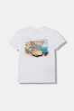 Dětské bavlněné tričko Guess kulatý bílá L6GI08.K8HM4.PPY2.M