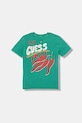 Guess t-shirt dziecięcy bawełniany zielony L6GI17.K8HM4.PPY2.M