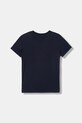 Guess t-shirt bawełniany dziecięcy L6GI01.K8HM4.PPY2.M granatowy SS26