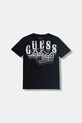 Guess t-shirt dziecięcy bawełniany czarny L6GI13.K8HM4.PPY2.M