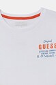 Chłopiec Guess T-shirt dziecięcy bawełniany L6GI21.K8HM4.PPY2.M biały
