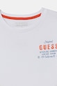 Chłopiec Guess T-shirt dziecięcy bawełniany L6GI21.K8HM4.PPY2.M biały