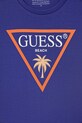 Chłopiec Guess t-shirt dziecięcy bawełniany z elastanem L6GI27.J1314.PPY2.M fioletowy