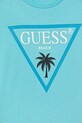 Chłopiec Guess t-shirt dziecięcy bawełniany z elastanem L6GI27.J1314.PPY2.M niebieski