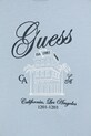 Chłopiec Guess t-shirt bawełniany dziecięcy N6GI00.K8HM4.PPY2.M niebieski