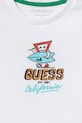 Chłopiec Guess t-shirt dziecięcy bawełniany N6GI12.K8HM4.PPY2.M biały