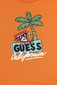 Chłopiec Guess t-shirt dziecięcy bawełniany N6GI12.K8HM4.PPY2.M pomarańczowy