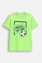 Detské tričko Coccodrillo okrúhly zelená WC6143207VBA