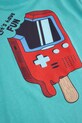 Coccodrillo t-shirt in cotone per bambini turchese WC6143223VBA