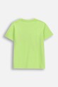 Детска памучна тениска Coccodrillo WC6143225VBA зелен SS26