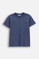 Детска памучна тениска Coccodrillo памук син WC6143230VBA
