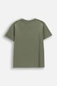 Dětské bavlněné tričko Coccodrillo WC6143205FBK zelená SS26
