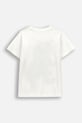 Dětské bavlněné tričko Coccodrillo WC6143203NBK béžová SS26