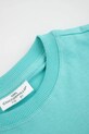 Момче Детска памучна тениска Coccodrillo WC6143203RBK тюркоазен