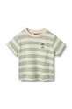Wheat t-shirt bawełniany niemowlęcy wzorzyste zielony 6172.108S.GOTS