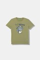 United Colors of Benetton majica za djecu od pamuka zelena 3I1XC10SJ.G.Stagionale