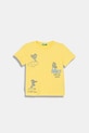 United Colors of Benetton t-shirt dziecięcy bawełniany żółty 3I1XG10MA.P.Stagionale