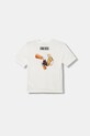 United Colors of Benetton tričko detské bavlnené 3MI5C10S9.G.Stagionale biela SS26