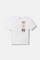 United Colors of Benetton tričko detské bavlnené biela 3I1XC10TC.G.Stagionale