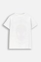 Coccodrillo t-shirt dziecięcy bawełniany WC6143208LBD biały SS26
