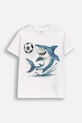 Coccodrillo t-shirt παιδικό βαμβακερό λευκό WC6143208VBB