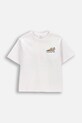 Coccodrillo T-shirt dziecięcy bawełniany biały WC6143202IBK
