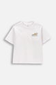 Coccodrillo T-shirt dziecięcy bawełniany biały WC6143202IBK
