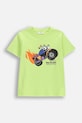 Coccodrillo kratka majica otroška bombažna zelena WC6143203HBK