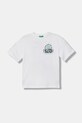 United Colors of Benetton tričko dětské bavlněné bílá 3I1XC10TY.G.seasonal