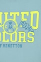 Chlapec United Colors of Benetton tričko detské bavlnené 3I1XC10TF.G.seasonal tyrkysová