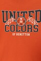 Мальчик United Colors of Benetton футболка для детей из хлопка 3I1XC10TF.G.seasonal оранжевый