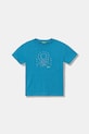 United Colors of Benetton tricou pentru copii, din bumbac albastru 3I1XC10TF.G.seasonal