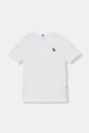 U.S. Polo Assn. tričko dětské bavlněné USP2374 bílá SS26