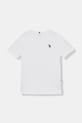U.S. Polo Assn. tričko dětské bavlněné USP2374 bílá SS26