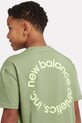 Αγορίστικα New Balance t-shirt γυναικείο βαμβακερό LAKB0177 πράσινο