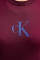 Pamučna majica Calvin Klein Jeans LV047E804G bordo